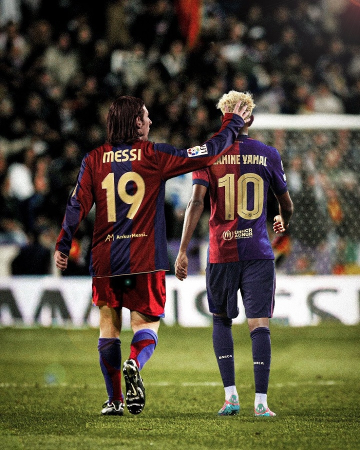亞馬爾接手巴薩連續(xù)10號：梅西、羅納爾迪尼奧、里瓦爾多、馬拉多納……